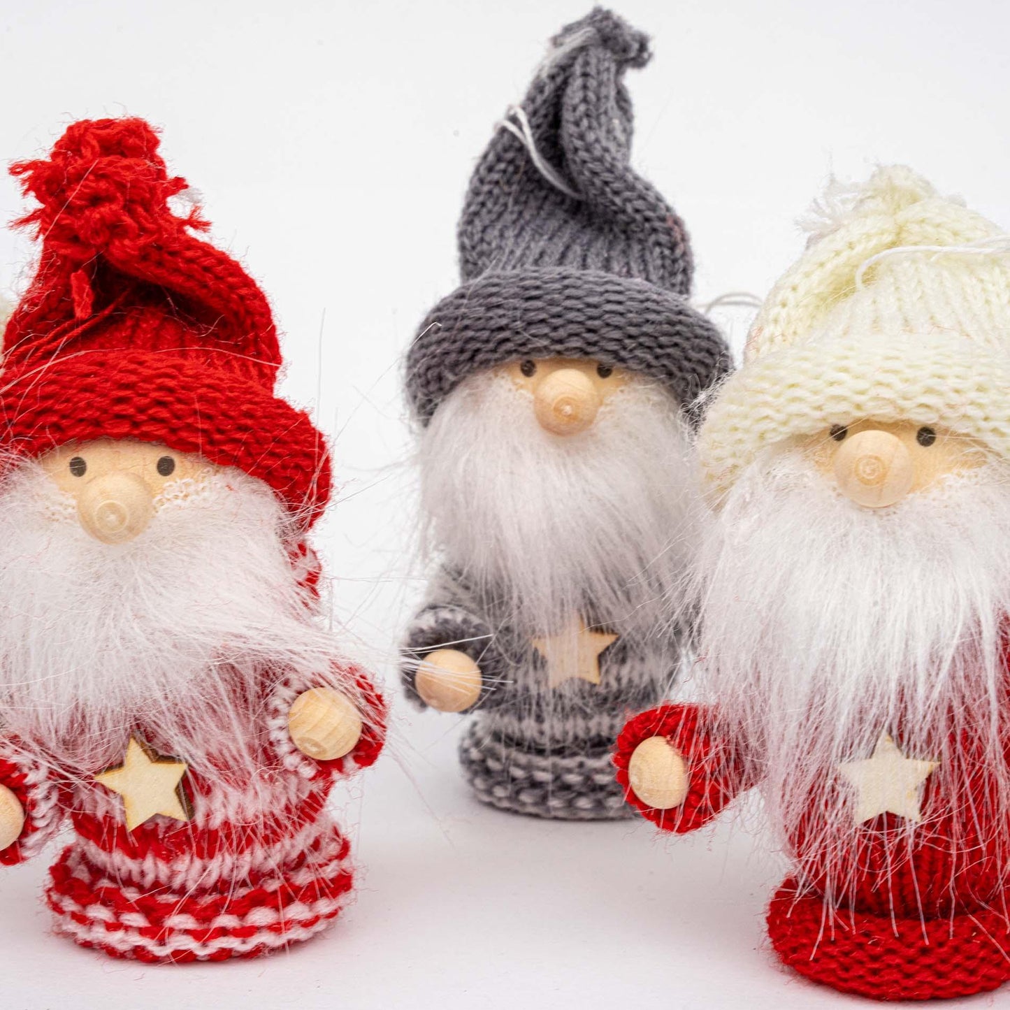 Gnome Popjes / Sterrentrui – 8 cm – Set van 6