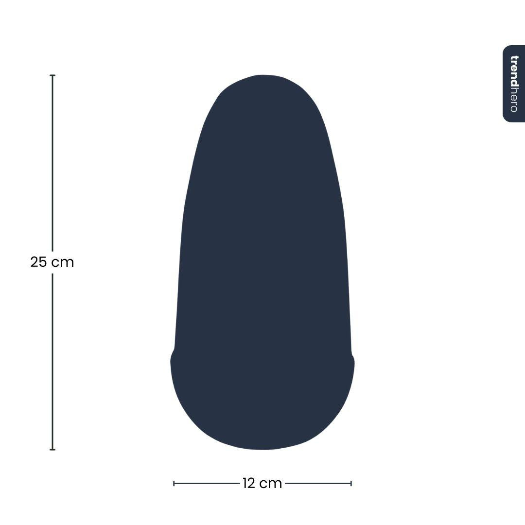 Gesloten terrarium - Bolglas - Stolp - Egg - Ei-vorm - ↑ 25 cm